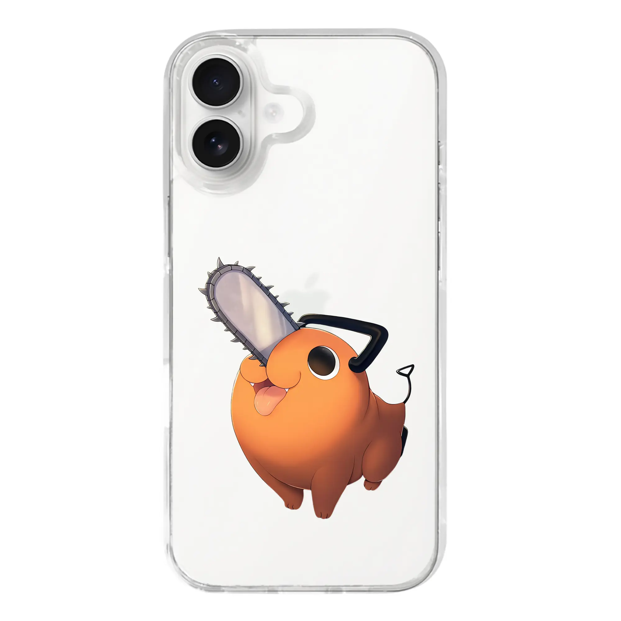 チェンソーマン グッズ,ポチタ - iPhone 17シリーズ 透明スマホケース – 薄型・耐衝撃・精密フィット保護カバー